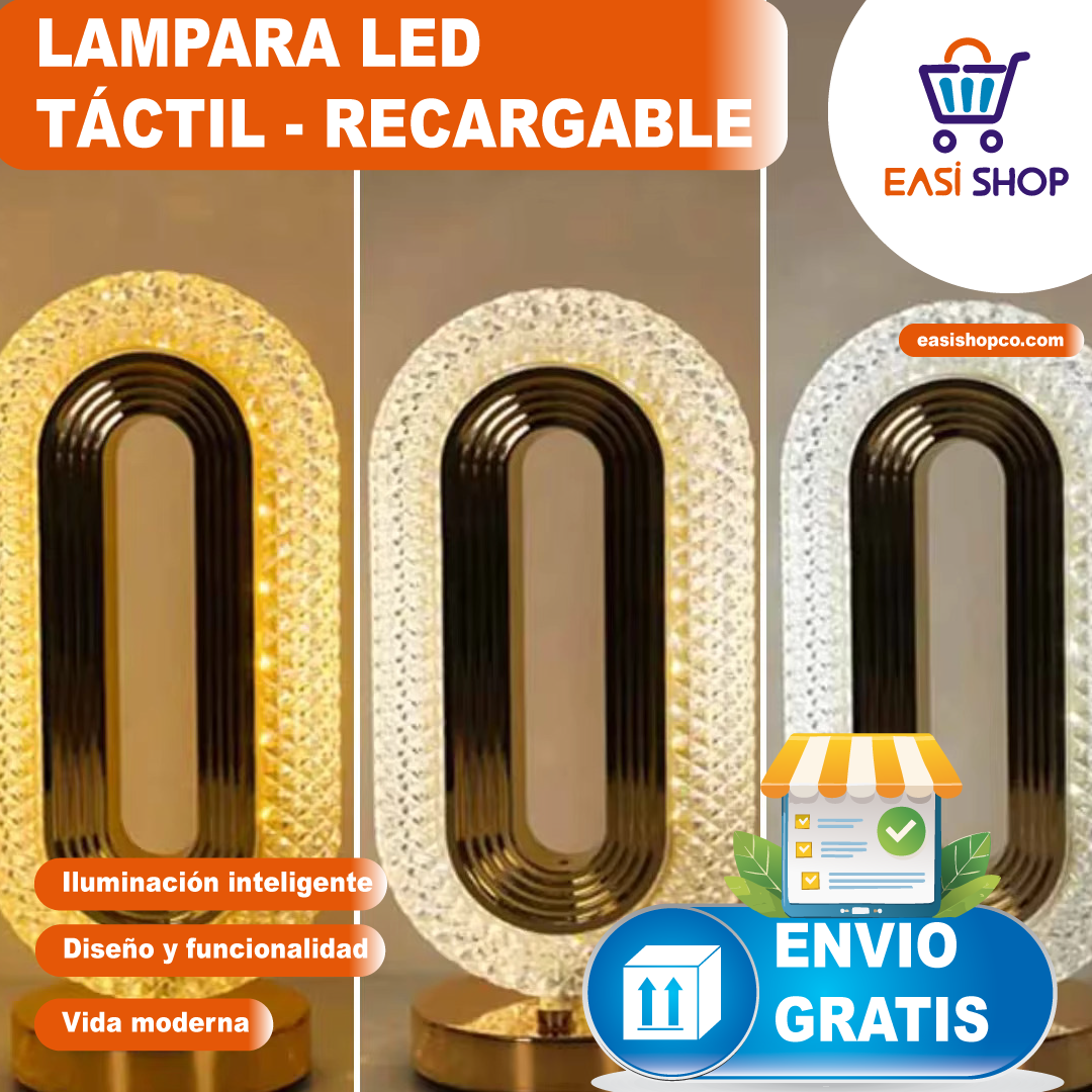 Lámpara de Cristal Recargable